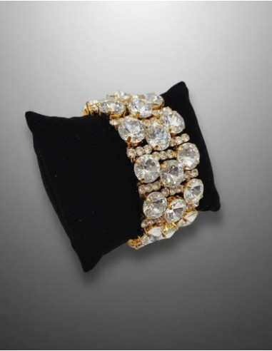 Pulsera De Cristales Con Strass...