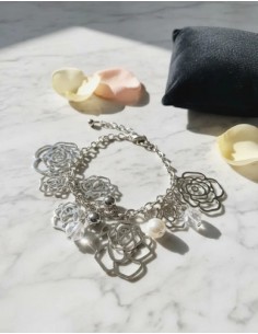 Pulsera Cadena De Flores... 2