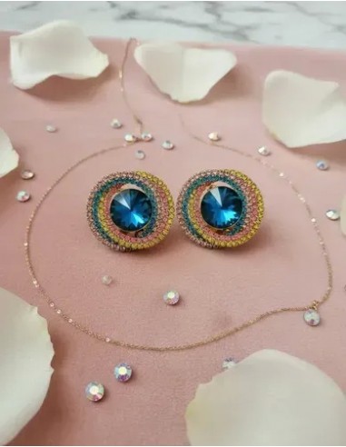 Aros Cruzados De Cristal Con Strass...