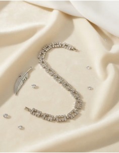 Pulsera Larga Recta Strass... 2