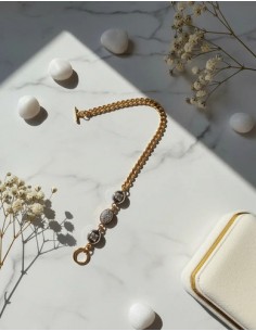 Pulsera Cadena Dorada... 2