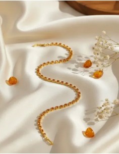 Pulsera Amarilla Strass...
