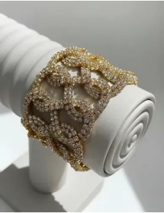 Pulsera Curvas Gruesa Con... 2