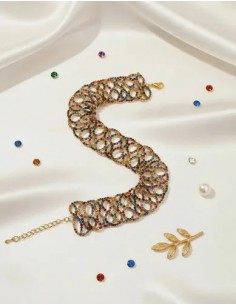 Pulsera De Curvas Con...