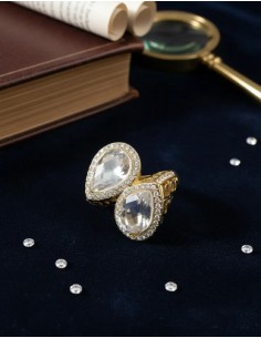 Anillo Doble Dorado Dorado... 2