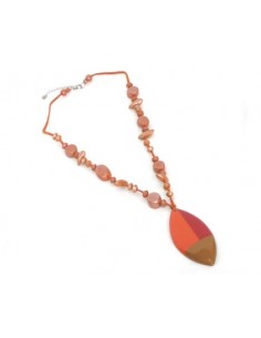 COLLAR OVALO 3 TONOS CORDON...