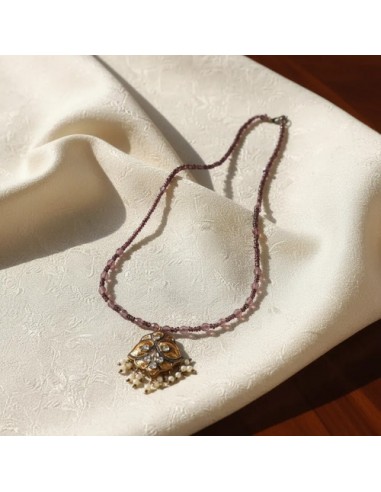 Collar Mostacillas C/ Dije Doble Cara...