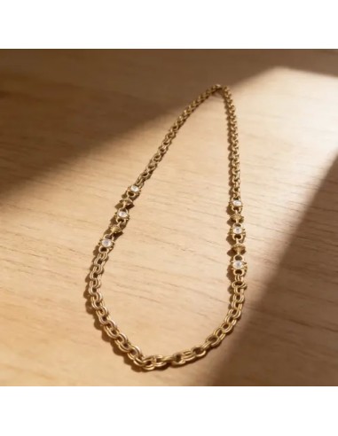 Collar Largo Metal Grueso C/...