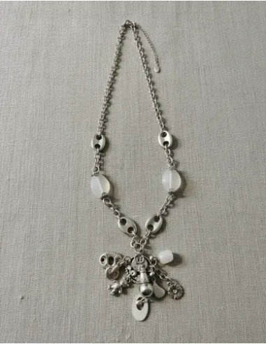 Collar Largo Grueso C/ Cristales...