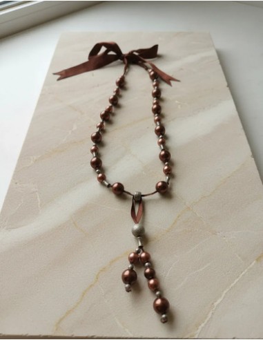 Collar Largo De Simil Perlas Con...