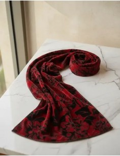 Chal De Flores Bordo Negro... 2