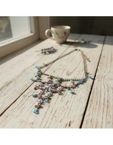 Collar Gargantilla Vintage Flores Y...