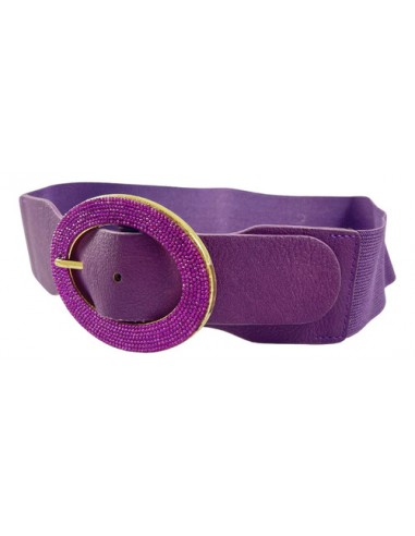 Cinto Faja Elastizada Violeta Hebilla...