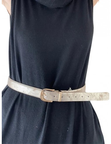 Cinto Fino Dorado Para Pantalon...