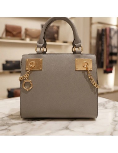 Cartera Tote Con Herrajes Dorados...
