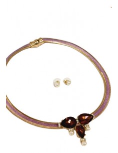 Conjunto Collar Aros Corto... 2