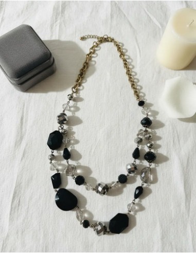 Collar Largo Simil Perlas Doble...