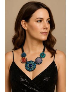 Collar Flor Redondo Con... 2