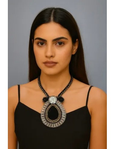 Collar Gota Con Piedras Ideal Fiesta...