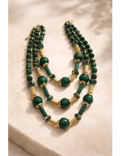 Collar Con Simil Perlas...