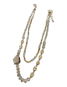 Collar Largo 2 Cadenas Dorado