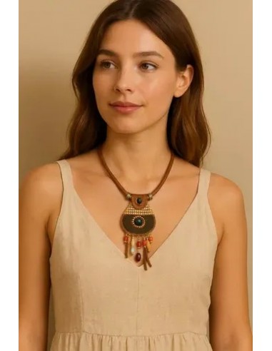Collar Con Dijes Artesanal Importado