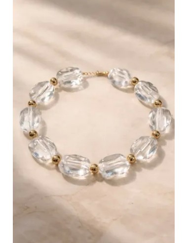 Collar Piedra Transparente Transparente