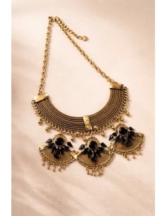 Collar Metal Dorado 3 Dijes...