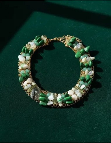 Collar Cadena Con Piedras Fiesta...