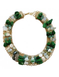 Collar Cadena Con Piedras... 2