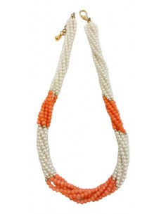 Collar Perlas Mostacillas...