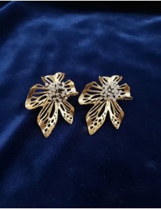 Aros Colgantes Metal Dorado...