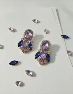Aros Abeja Con Piedras...
