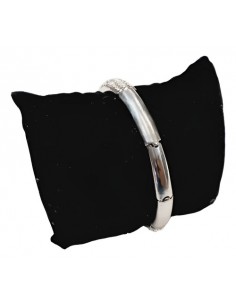 Pulsera Brazalete Plateada... 2