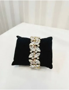 Pulsera Larga Con Cristales... 2