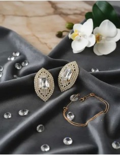 Aros Ovalado Piedra Con... 2