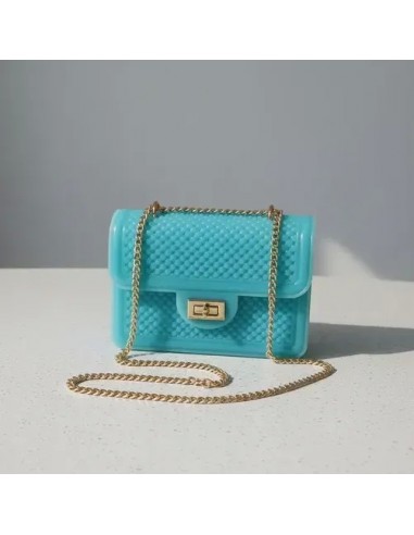 Cartera Mini Bag Plástico C/ Cadenas...