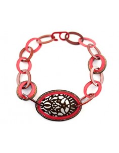 COLLAR OVALOS ACRILICOS CON...