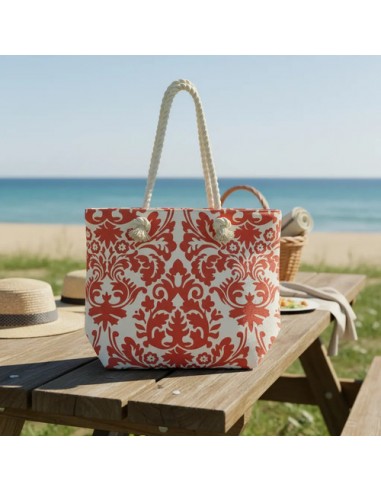 Bolso Cartera Grande Estampada Verano...