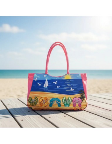 Bolso Cartera Grande Estampada Lona...