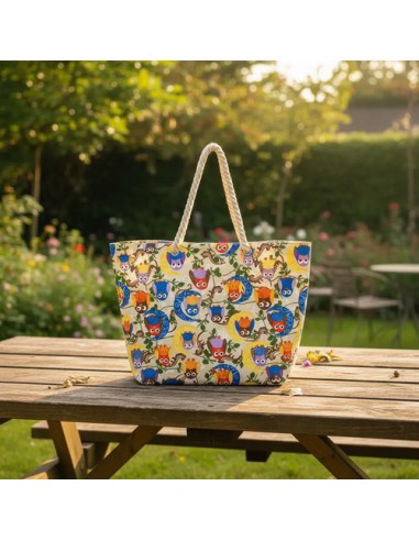 Bolso Grande Estampado Verano Tela...
