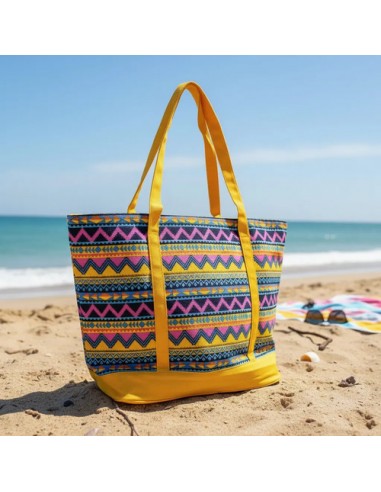 Bolso Grande De Mano Estampado Verano...
