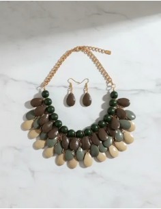 Conjunto Collar Aros...