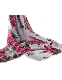 CHAL ANCHO FLOREADO FLECO...