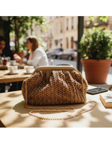 Cartera Bandolera Sobre Rafia...