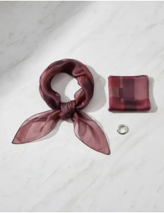 Pañuelo Gatitos De Organza...