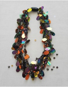 Collar Lentejuelas Ovales...