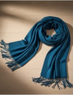 Pashmina Azul Marino Lisa...