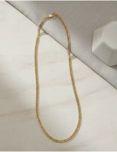 Collar Cadena Dorada Sola...
