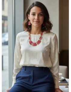 Conjunto Collar Aros De...